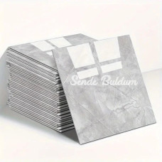 Gri Mermer Desen Du Sticker (30*30) Gri Mermer Desen Du Sticker (30*30)