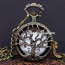 Hayat Ağaçı Tasarımlı Köstekli Saat