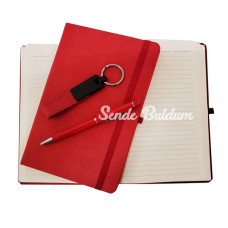 Defter Kalem Ve Anahtarlık Set