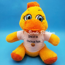 Civciv Oyuncak Ufak At Da Civcivler Yesin Tişörtlü