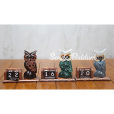 Ahşap Baykuş Takvim Polos14