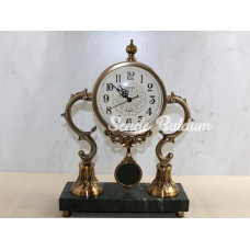 Altı Mermer Sarkaşlı Masa Üstü Saat Alk4321