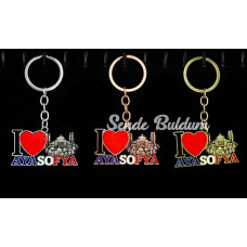 Metal Ayasofya Anahtarlık Alk2199