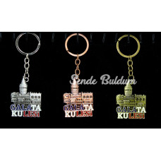 Metal Galata Kulesi Anahtarlık Alk2212