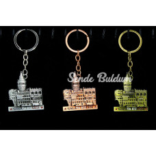 Metal Galata Kulesi Anahtarlık Alk2214