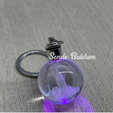 Ledli Galata Kulesi Tasarımı Kristal Anahtarlık Alk3780
