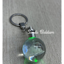 Ledli Ayasofya Tasarımı Kristal Anahtarlık Alk3803
