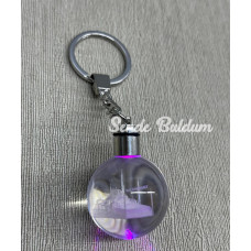 Ledli Sultanahmet Tasarımı Kristal Anahtarlık Alk3804