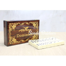 Ahşap Kutulu Domino Oyunu Alk4220