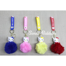 Ponponlu Hello Kitty Anahtarlık Alk4247