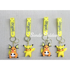 Pikachu Silikon Anahtarlık Alk4252