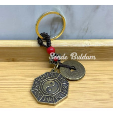 Metal Yin Yang Anahtarlık Alk4457