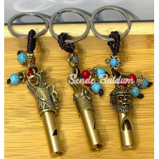 Metal Figürlü Düdük Anahtarlık Alk4461