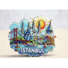 Ahşap İstanbul Temalı Magnet Alk4600