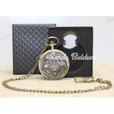 Özel Kutulu Dragonlu Antik Köstekli Saat Alk4680