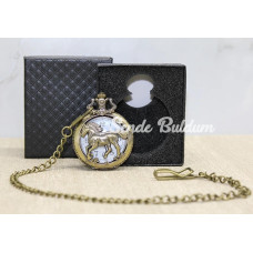 Özel Kutulu At Tasarımı Köstekli Saat Alk4682