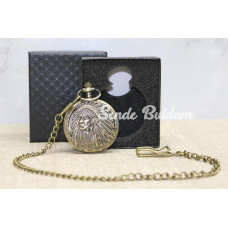 Özel Kutulu Kızılderili Köstekli Saat Alk4683