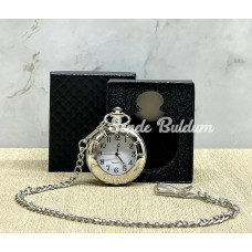 Özel Kutulu Gümüş Köstekli Saat Alk4685