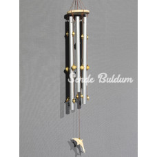 Boncuklu Metal Rüzgar Çanı 3dıarta28