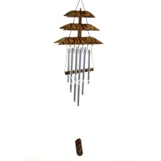 Bambu Metal Çanlı Rüzgar Çanı Repot4