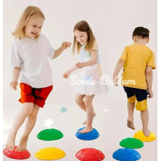 Çocuk Yarım Küre denge Ve Koordinasyon Adası 6 Lı Set