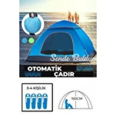 Otomatik Havada Açılan Su Geçirmez Çadır 4 Kişilik