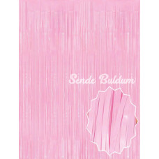 Soft Pembe Püsküllü Kapı Perdesi Parti Baby Shower Cinsiyet Partisi 1x2 M Soft Pembe Püsküllü Kapı Perdesi Parti Baby Shower Cinsiyet Partisi 1x2 M