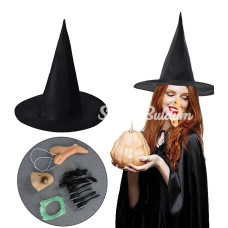 Cadı Şapkası Cadı Tırnakları Cadı Burnu Cadı Çenesi Cadı Diş Seti