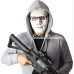 Beyaz Renk Hip Hop Anonim Jabbawockeez Dans Maskesi 18x19 Cm