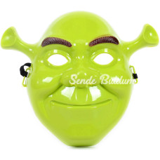 Yeşil Shrek Maskesi 21x25 Cm
