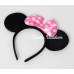 Pembe Fiyonklu Minnie Mouse Tacı Mini Kulak Pembe Fiyonklu Minnie Mouse Tacı Mini Kulak