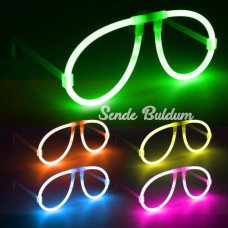 Neon Glow Fosfor Gözlük – Festival  Parti (1239li Set)
