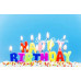 Rengarenk Happy Birthday Yazılabilen Doğum Günü Mumu Rengarenk Happy Birthday Yazılabilen Doğum Günü Mumu