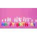 Rengarenk Happy Birthday Yazılabilen Doğum Günü Mumu Rengarenk Happy Birthday Yazılabilen Doğum Günü Mumu