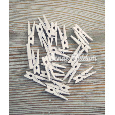 50li Beyaz Ahşap Mandal 3.5cm (10lu Paket500 Adet)