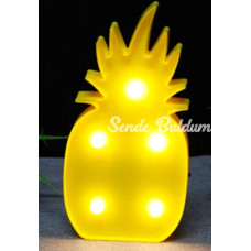 Led Işıklı Ananas Gece Lambası