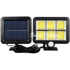 120 Cob Led Solar Panelli 3 Modlu Du Lambası Mz302