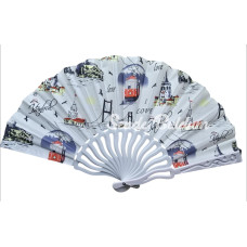 Plastik Kumaş Yelpaze 12li İstanbul