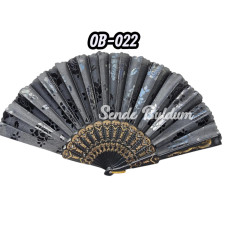 Plastik Kumaş Yelpaze 12li Ob022