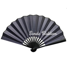 Plastik Kumaş Yelpaze 12li Füme