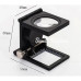 28x28 Mm Katlanır Sayaçlı Metal Lüp 2 Led Işıklı Büyüteç Tekstil Th9005a