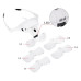 5 Lens 1.0x3.5x 2led Işıklı  Ile Ayarlanabilir Gözlük Büyüteç9892b2