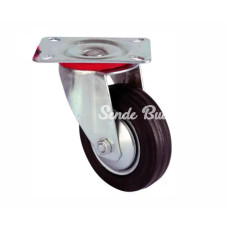 Servis Tekeri  Tablalı Siyah Döner  Çap 150 Mm