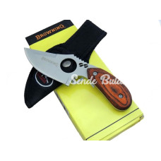 087 Yüzme Kamp Bıçak 16 Cm  Ahşap Sap Özel Kılıflı