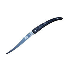 Y 122 Siyah Kılçık Outdoor Çakı 16cm  Manuel İşlemeli Sap