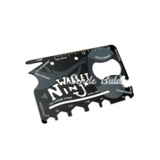 Ninja Wallet Survival Acil Durum Kiti / Kartı 18 İn 1 Ninja Wallet Survival Acil Durum Kiti / Kartı 18 İn 1