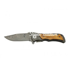 232 Damascus Çakı 20 Cm Manuel Kemerlikli