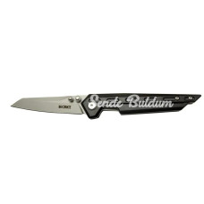 Crkt Wing 3301 Bk Siyah Kamp / Outdoor Çakı 18cm  Manuel Kemerlikli Metal Sap Kutulu