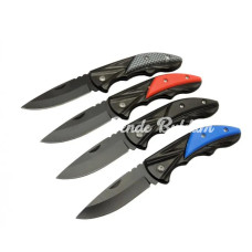Klipsli 4 Lü Set Metal  16 Cm Kamp / Outdoor Çakı   Yarı Otomatik Kemerlikli Kutulu