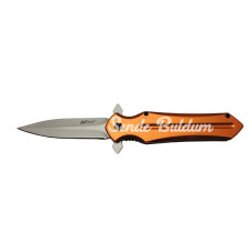 4222 Turuncu Kamp Çakı 21cm Yarı Otomatik Kemerlikli